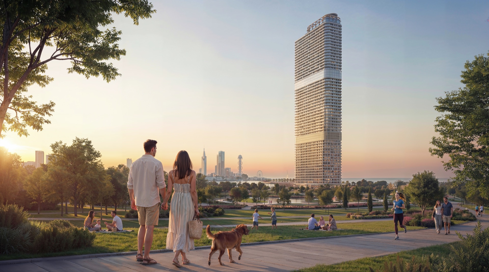 The tower & private park