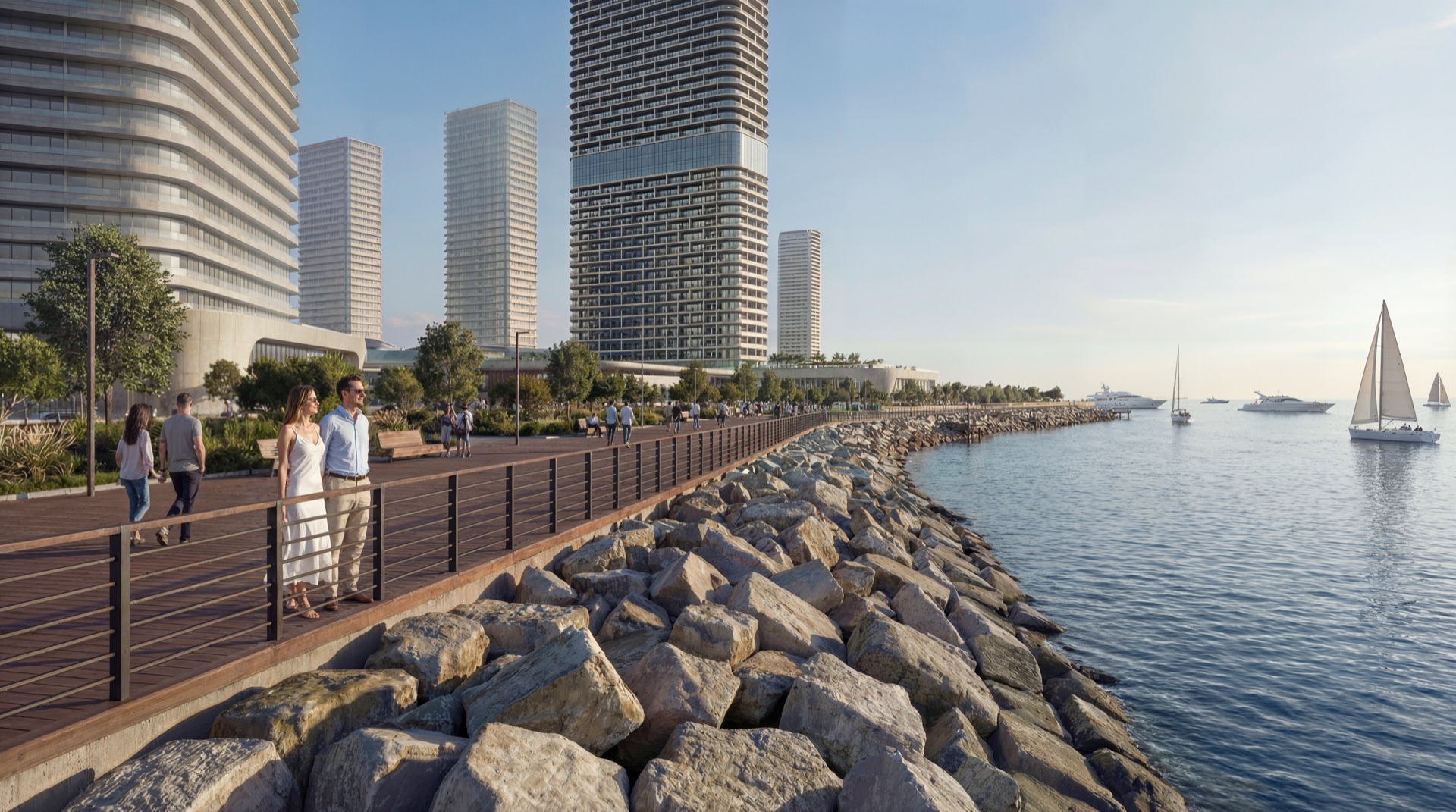 Waterfront & marina